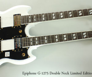 ❌SOLD❌  Epiphone G-1275 Double Neck Limited Edition