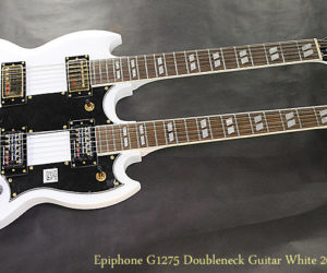 ❌ SOLD ❌ Epiphone G1275 Doubleneck Guitar White 2015