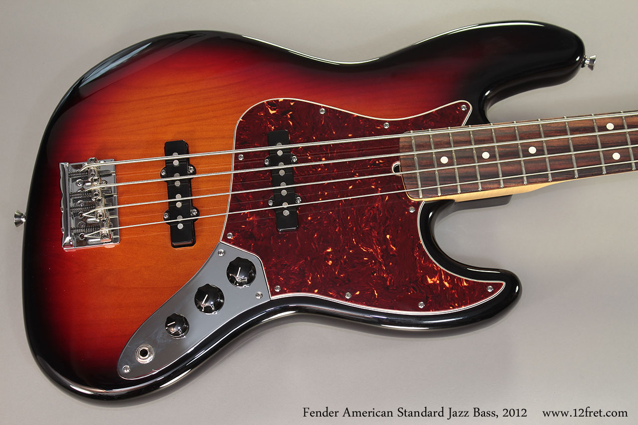 ベース Fender American Standard jazz bass Fender American Standard Jazz Bass - Black | Sweetwater