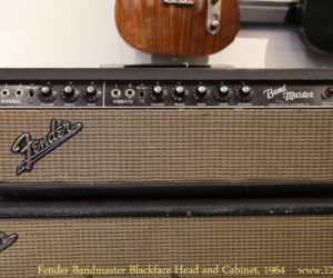 ❌SOLD❌  Fender Bandmaster Blackface Head and Cabinet, 1964 (Discontinued by Fender)