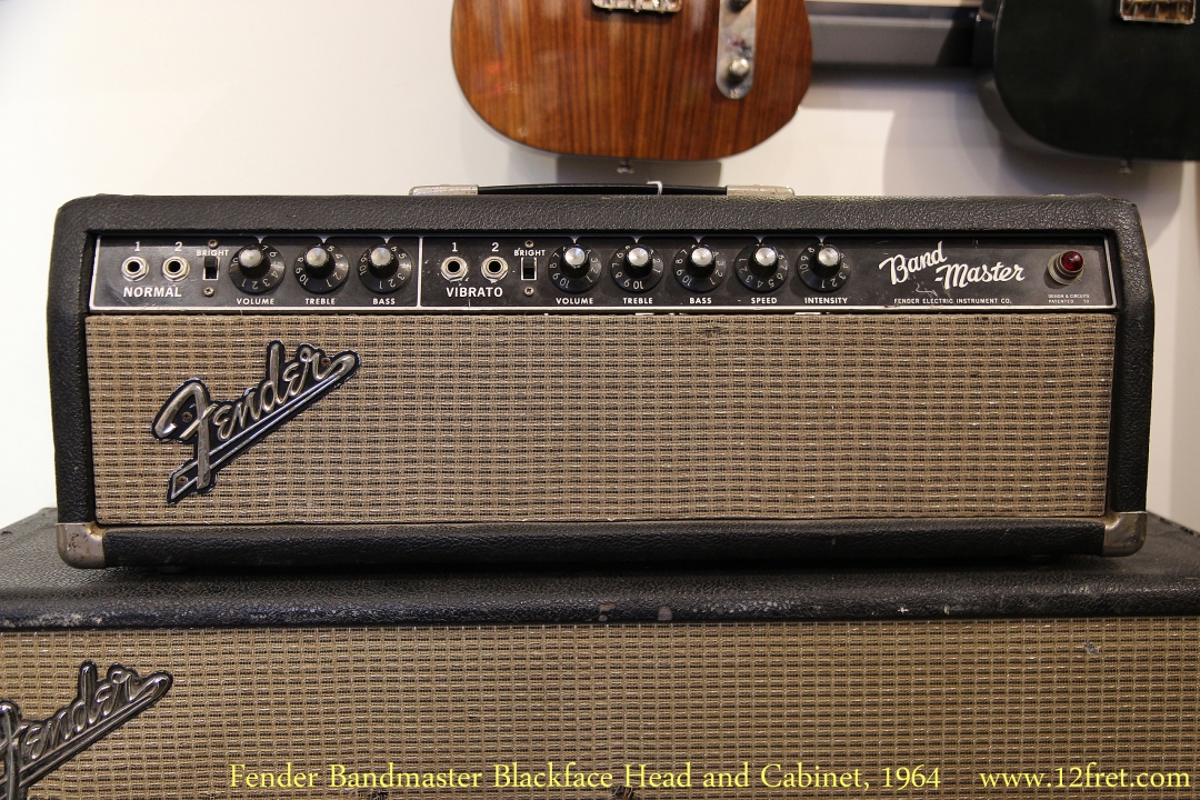 Fender Bandmaster Blackface Head And Cabinet 1964