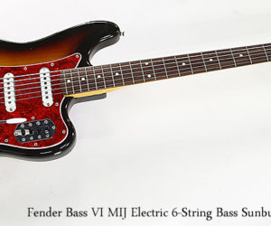 ❌SOLD❌ Fender Bass VI MIJ Electric 6-String Bass Sunburst 1994