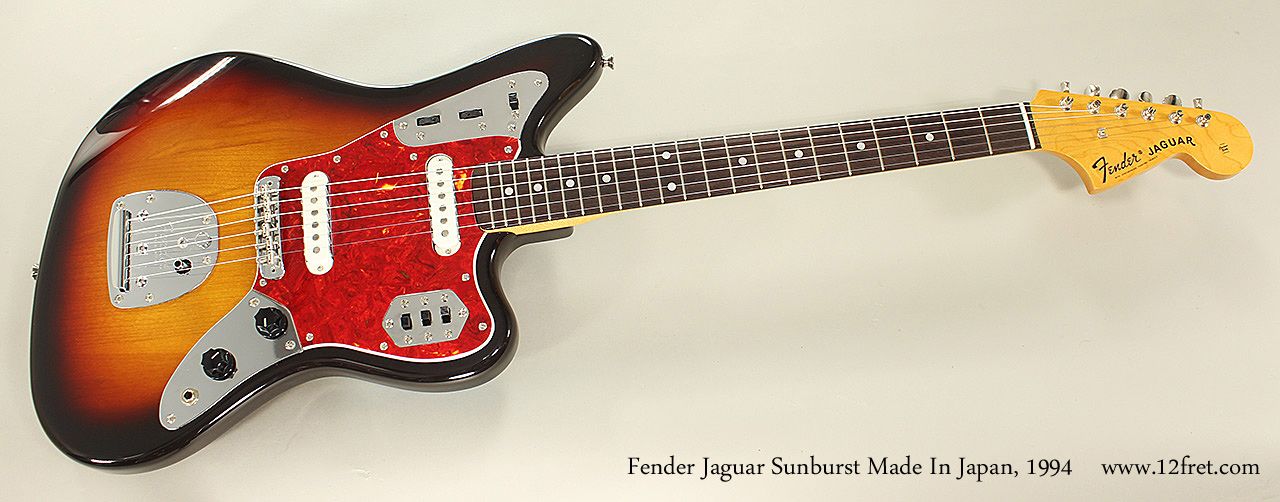 1994 Fender Jaguar Sunburst Made In Japan | www.12fret.com