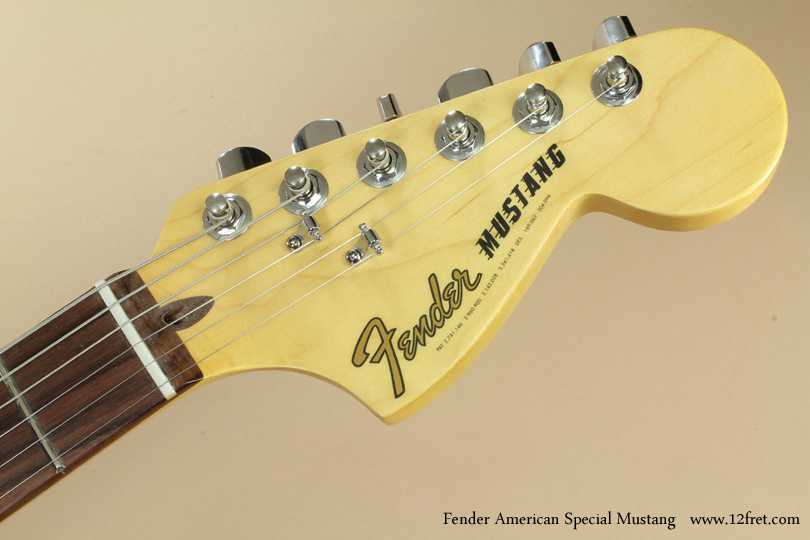 Introducing the Fender American Special Mustang!   The Fender Mustang was introduced in 1964 as a step up from the late-1950's MusicMaster and Duo-Sonic 'student' guitars.  However, certain aspects of this design attracted a number of professional players who at the time weren't comfortable with other guitars available at the time.   They seemed to like the 24-inch scale and the compact, lightweight body.