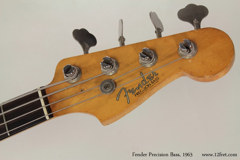 Here is a 1963 Fender Precision Bass in excellent playing condition. The P-Bass was introduced in the 1951's and stepped right up to become the most recorded instrument in history.
