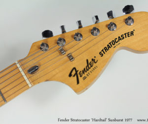Fender Stratocaster 'Hardtail' Sunburst 1977 (consignment) Sold