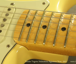 2001 Fender Yngwie Malmsteen Signature Strat (consignment)  SOLD