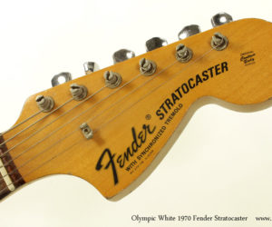 Olympic White 1970 Fender Stratocaster (consignment) SOLD