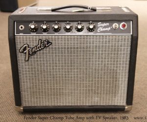 ❌SOLD❌ Fender Super Champ Tube Amp with EV Speaker, 1983