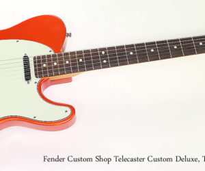 ❌ SOLD ❌ 2008 Fender Custom Shop Telecaster Custom Deluxe, Tangerine