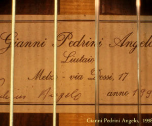 Gianni Pedrini Angelo Classical Guitar 1998  SOLD