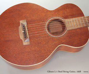 1928 Gibson L-1 Steel String Acoustic Guitar