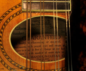 Gibson A-1 Mandolin, 1916 (consignment) No longer available