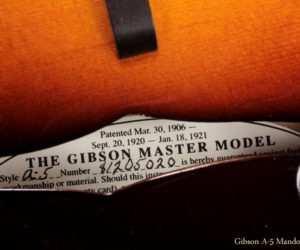 2010 Gibson A-5 Mandolin (consignment) No Longer Available