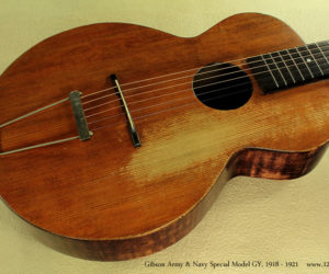 Gibson Army Navy Special Model GY, around 1920 SOLD
