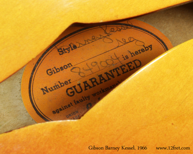 Gibson barney kessel for sale store