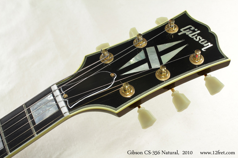 The Gibson CS-359 and its slightly less decorated relative, the CS-356, are made on the general design of the ES-335 models but are scaled down in body size (though not in scale length).