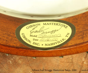 2000 Gibson Earl Scruggs Standard Mastertone Banjo  SOLD