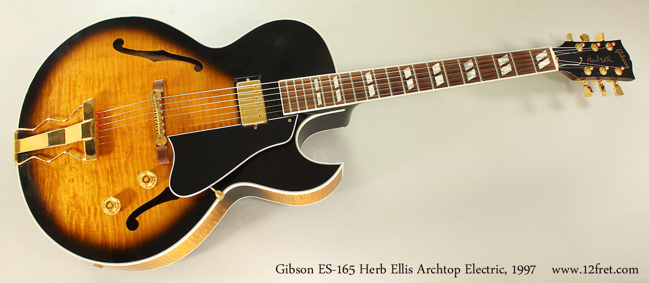 1997 Gibson ES165 Herb Ellis Archtop Electric