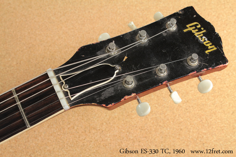 Here's something rare and special - a 1959 Gibson ES-330 TC Thinline Archtop Electric. 

The ES-330 was introduced in 1959 and discontinued in 1972.   Along the way, in 1968,an optional 'longer' neck - one that joins the body at the 19th fret but has the same scale length - became available and many of the later versions have this option.  

Oddly, the 330's biggest claim to fame isn't as itself.  Gibson sent a version to Epiphone to take advantage of that dealer base, where it became the Casino.  It turned out to be a favourite guitar with one of those British bands that sold a few records in the mid 1960's.