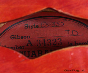 Cherry Red 1960 Gibson ES-355 (consignment) SOLD