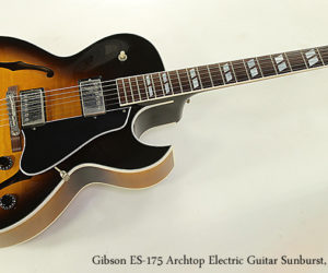 ❌SOLD❌ Gibson ES-175 Archtop Electric Guitar Sunburst, 1998