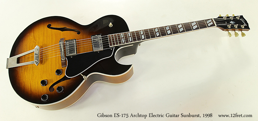 Gibson ES-175 Archtop Electric Guitar Sunburst, 1998 | www.12fret.com
