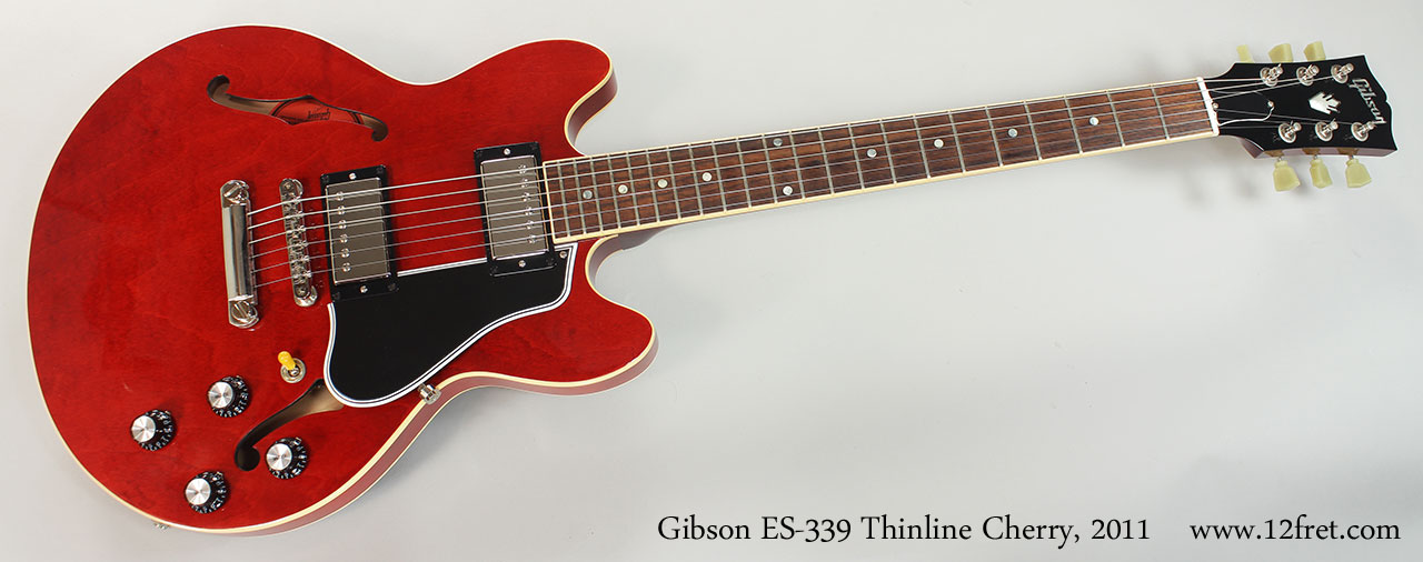 2011 Gibson ES 339 Thinlne Cherry www.12fret