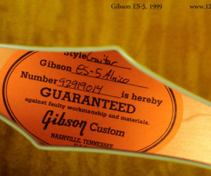 Gibson ES-5 Alnico, 1999 (consignment)  SOLD
