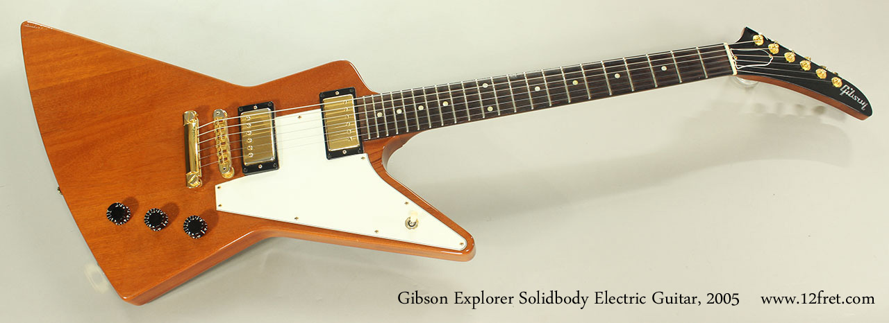 Gibson explorer clearance gold hardware