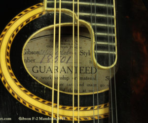 Gibson F-2 Mandolin 1919 No Longer Available