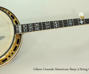 ❌SOLD❌  1930 Gibson Granada Mastertone Banjo 5-String Conversion