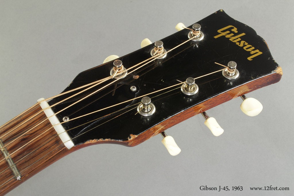 The Gibson J-45 is justifiably one of the most popular steel string guitars ever.   The physical design of the slope-shoulder dreadnought is comfortable standing or sitting - not too large - and the tone is full, rich and warm without being boomy in the bottom or harsh in the high end.    It fits perfectly into many musical genres.