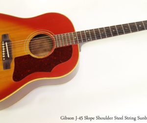 ❌SOLD❌  Gibson J-45 Slope Shoulder Steel String Sunburst, 1967