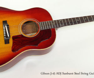 ❌ SOLD ❌  1966 Gibson J-45 ADJ Sunburst Steel String Guitar