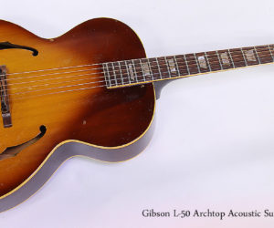 SOLD!!! Gibson L-50 1966 Archtop Acoustic Sunburst