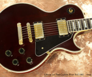 1981 Wine Red Gibson Les Paul Custom NO LONGER AVAILABLE