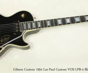 ❌SOLD❌ Gibson Custom 1954 Les Paul Custom VOS LPB-4 Black Beauty, 2011