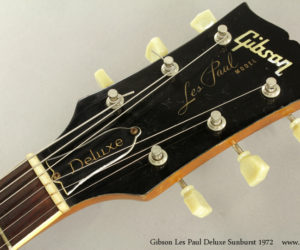 Sunburst 1972 Gibson Les Paul Deluxe (consignment)  SOLD