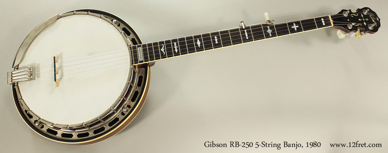 1980 Gibson RB 250 5 String Banjo