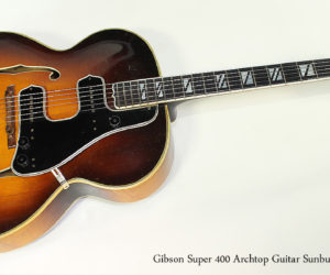 ❌SOLD❌  1947 Gibson Super 400 Archtop Guitar Sunburst