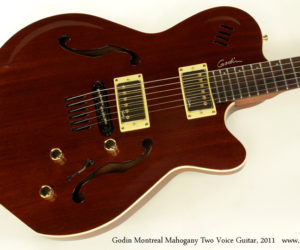 2011 Godin Montreal Mahogany Two Voice Guitar (consignment)  SOLD