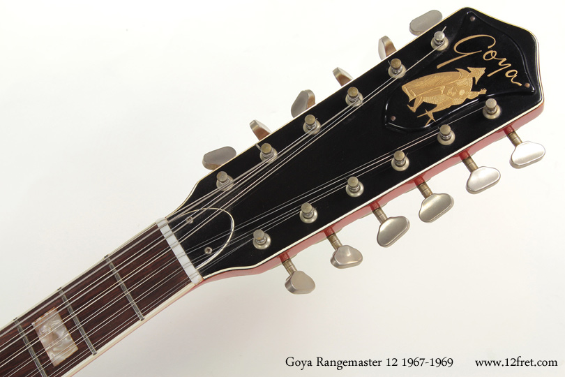 Here's a 1967-1969 Goya Rangemaster 12 string electric!  Starting around 1954, Goya guitars were originally made in Sweden for the Herschman Musical Instrument  company of New York, by the Levin company, who had been building instruments since around 1900.