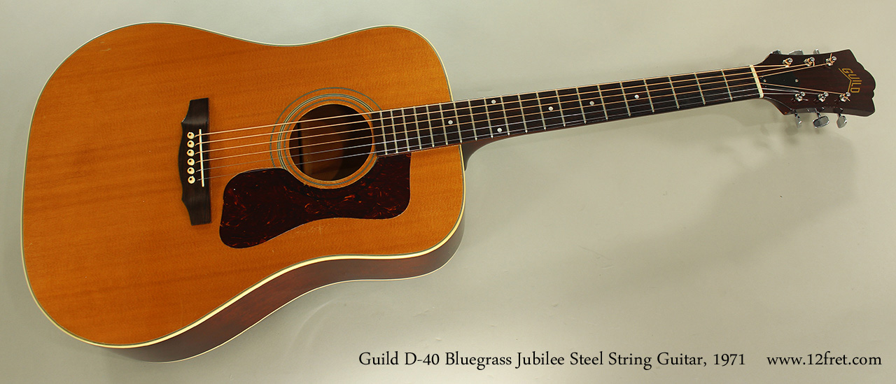 1971 Guild D-40 Bluegrass Jubilee | www.12fret.com
