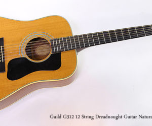 ❌ SOLD ❌  Guild G312 12 String Guitar Natural, 1975