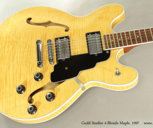 1997 Guild Starfire 4 Blonde Maple Thinline Guitar (consignment)  SOLD