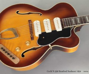 1954 Guild X-350 Stratford Sunburst Archtop (consignment) SOLD