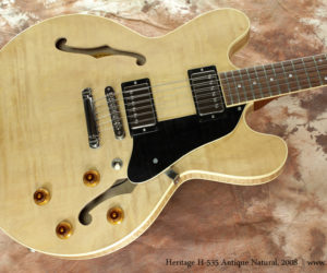 2008 Heritage H 535 Antique Natural Thinline (consignment)  SOLD