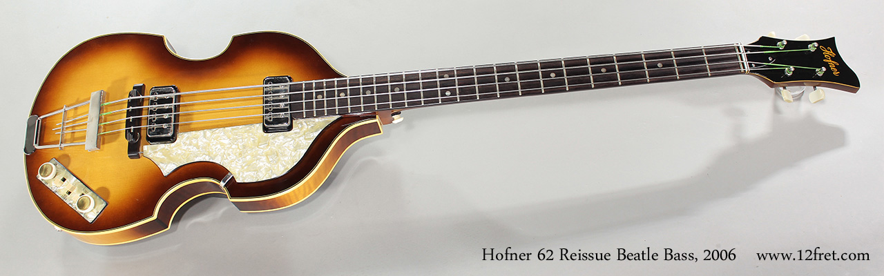 angst Boost Microprocessor 2006 Hofner 62 Reissue Beatle Bass | www.12fret.com