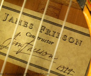 James Frieson Flamenco Guitar, 1997  SOLD